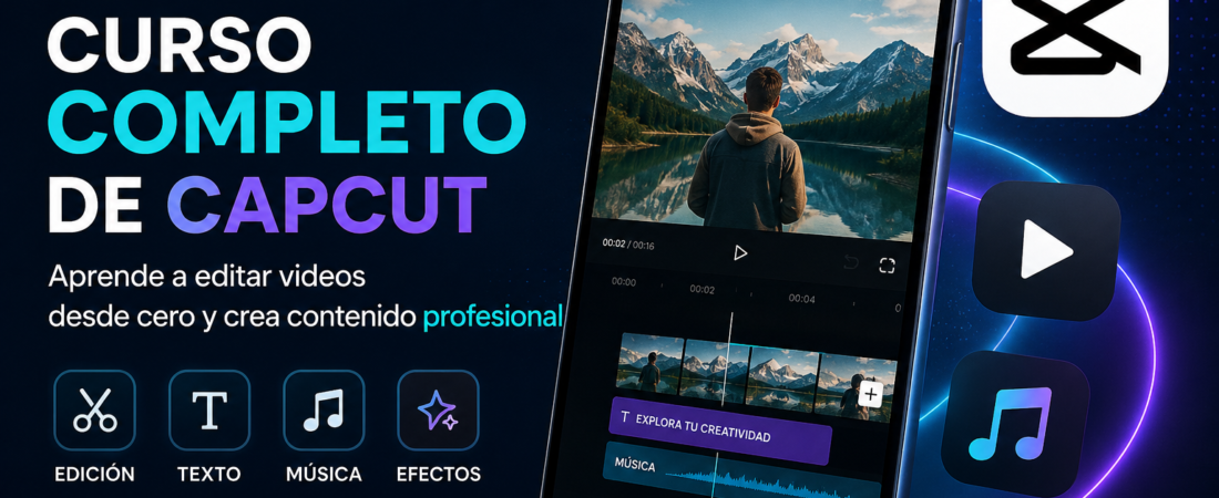 Curso de CapCut: Aprende a Editar Videos desde Cero en 2026