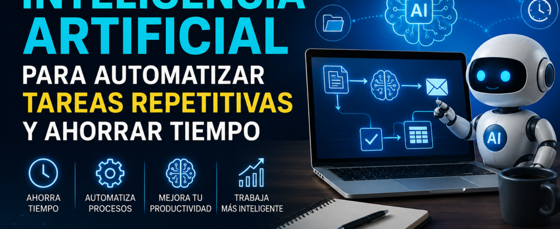 Cómo usar la inteligencia artificial para automatizar tareas repetitivas y ahorrar tiempo
