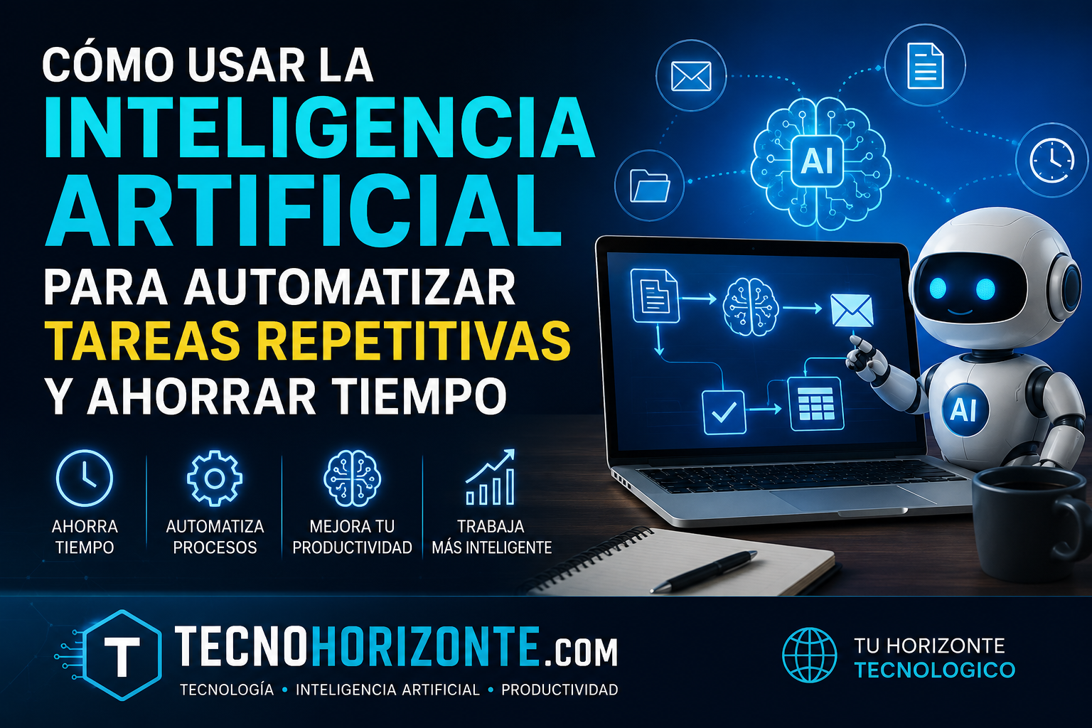 Cómo usar la inteligencia artificial para automatizar tareas repetitivas y ahorrar tiempo