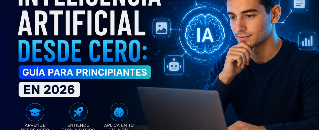 Inteligencia Artificial desde Cero: Guía para Principiantes en 2026