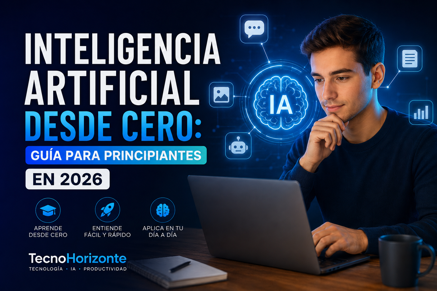 Inteligencia Artificial desde Cero: Guía para Principiantes en 2026